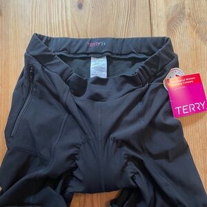 Terry Women's Black Bike Shorts - L